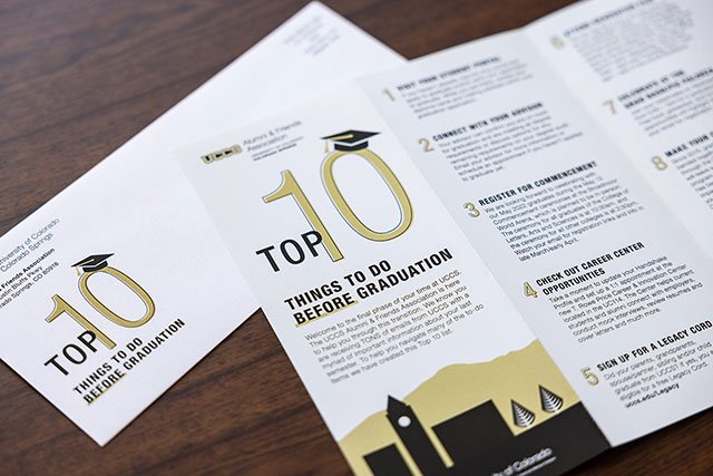 UCCS Alumni Graduation Top 10 Brochure