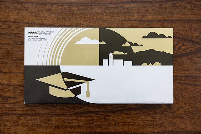 UCCS Alumni License Plate Holder Envelope