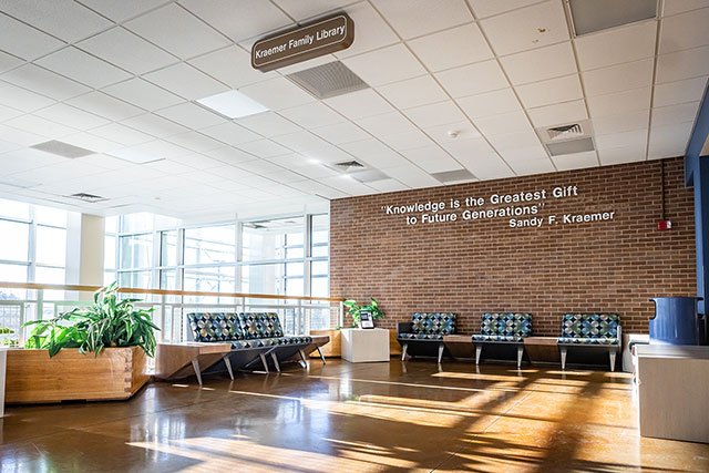 UCCS sitting area by library