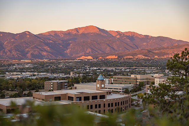 UCCS campus at sunrise