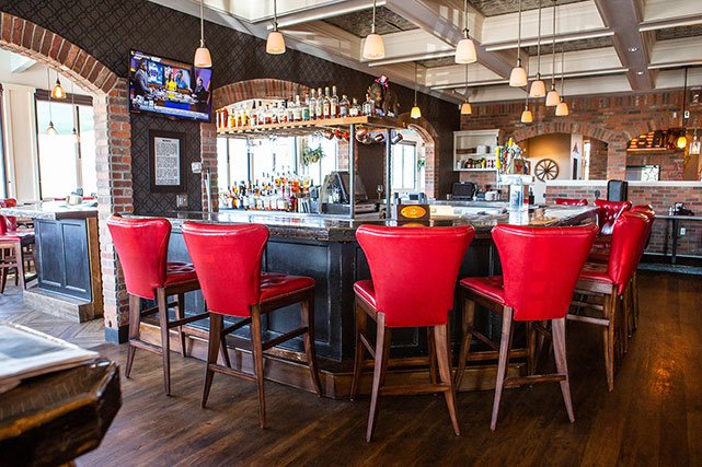 Bourbon Brothers bar area